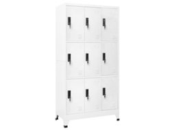 Vidaxl Cacifo Aço 90x45x180 Cm Branco