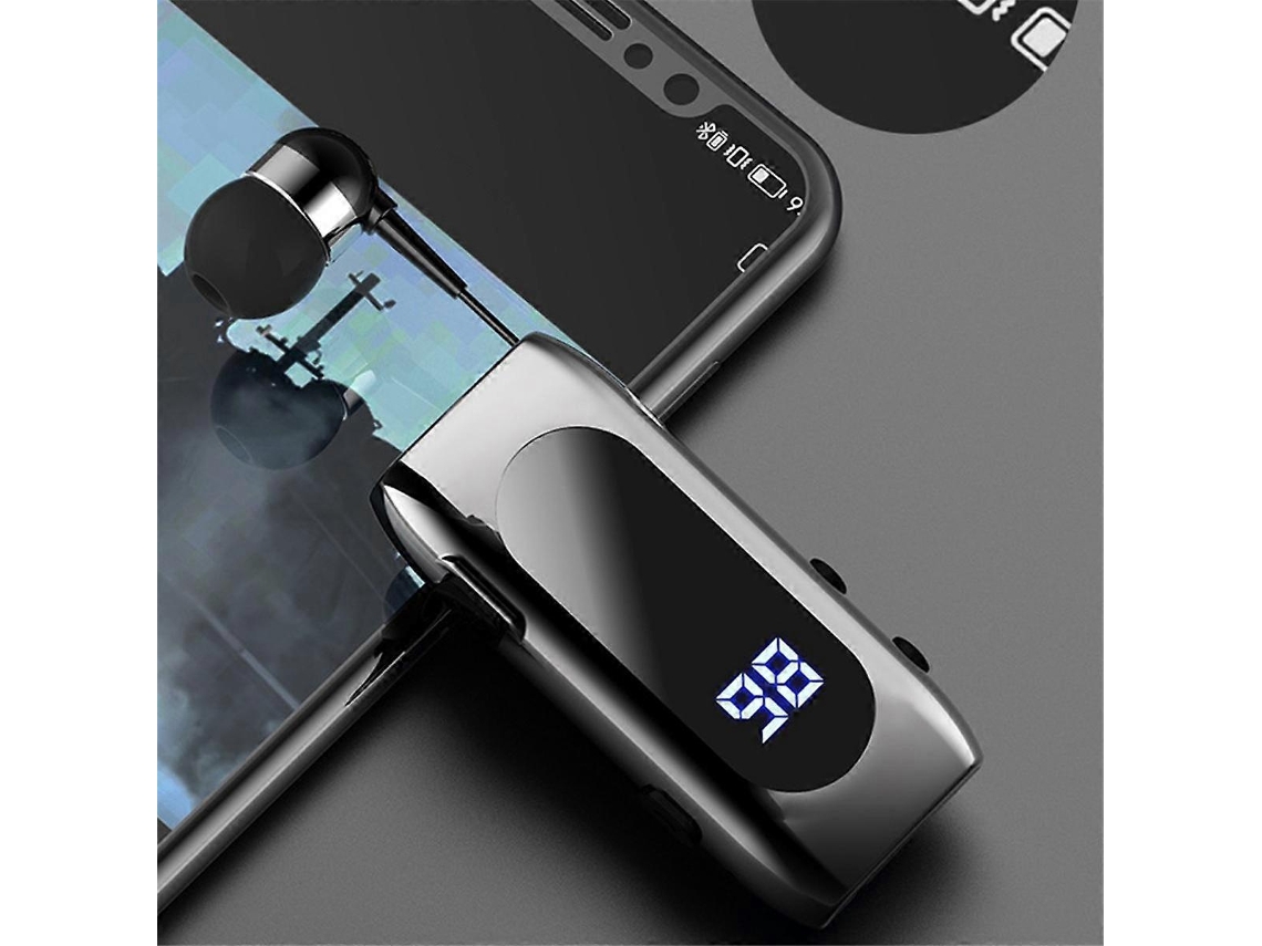Fones De Ouvido De Lapela Sem Fio K55 Com Tela Digital, À Prova Dágua, Intra Auriculares Com Fio Para Negócios, Bluetooth Ultra, B Ly Ebike
