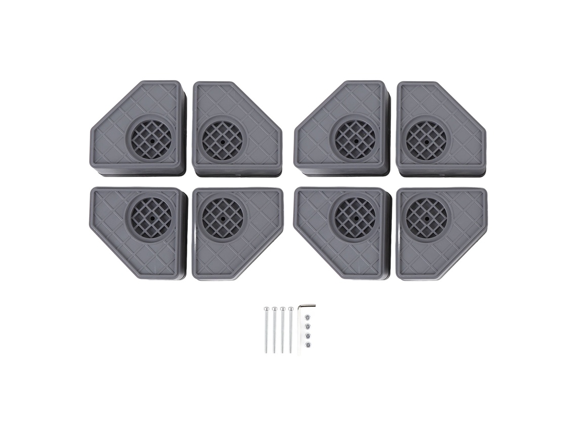 4pcs Almofadas Primerox Antivibração para Máquina de Lavar e Secar