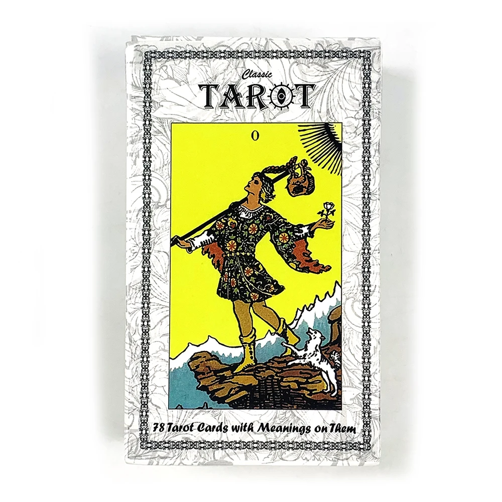 Baralho de Tarô Grande , 78 Cartas, Inclui Instruções Impressas, Adequado para Iniciantes e Profissionais. MDUG (12*7 Cm)