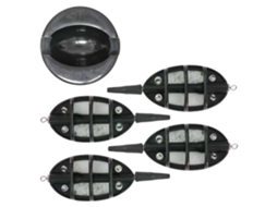 Conjunto de Alimentador Method Delux Inline Prateado 20-30 Gkolpo