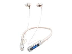 Fones Bluetooth com Faixa para Pescoço, Cancelamento de Ruído, Esportivos