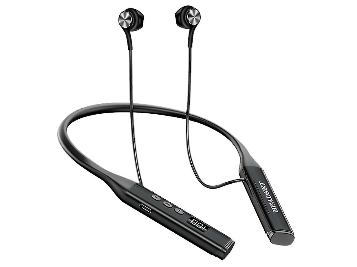 Auriculares Bluetooth  100 horas 5.3 pescoço com cancelamento de ruído