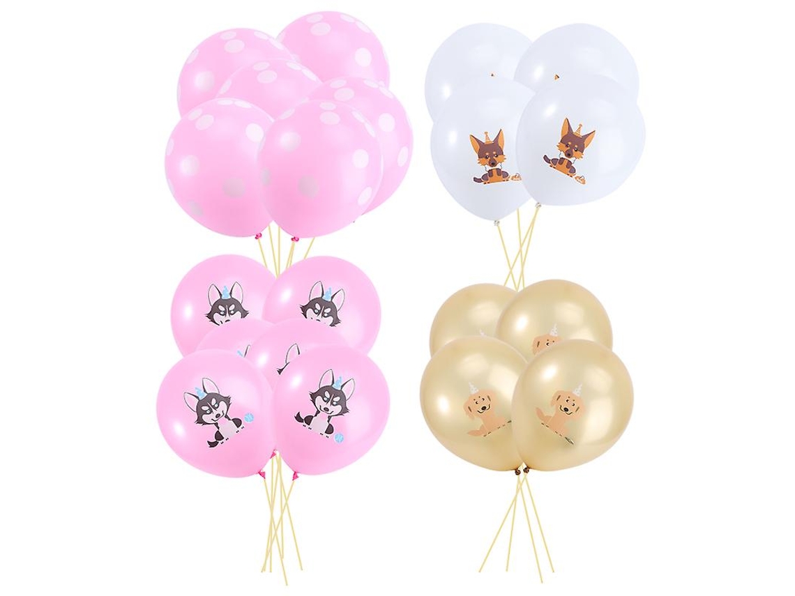 20 Unidades De Balão De Látex Animal Allinless