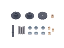 Mali conjunto de Engrenagens de Transmissão em Aço para Carro Rc Traxxas Trx4m 1/18 com Eixo e Engrenagem do Motor