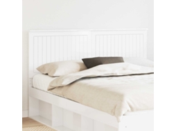 Vidaxl Cabeceira Branco Brilhante 160 Cm Madeira Processada