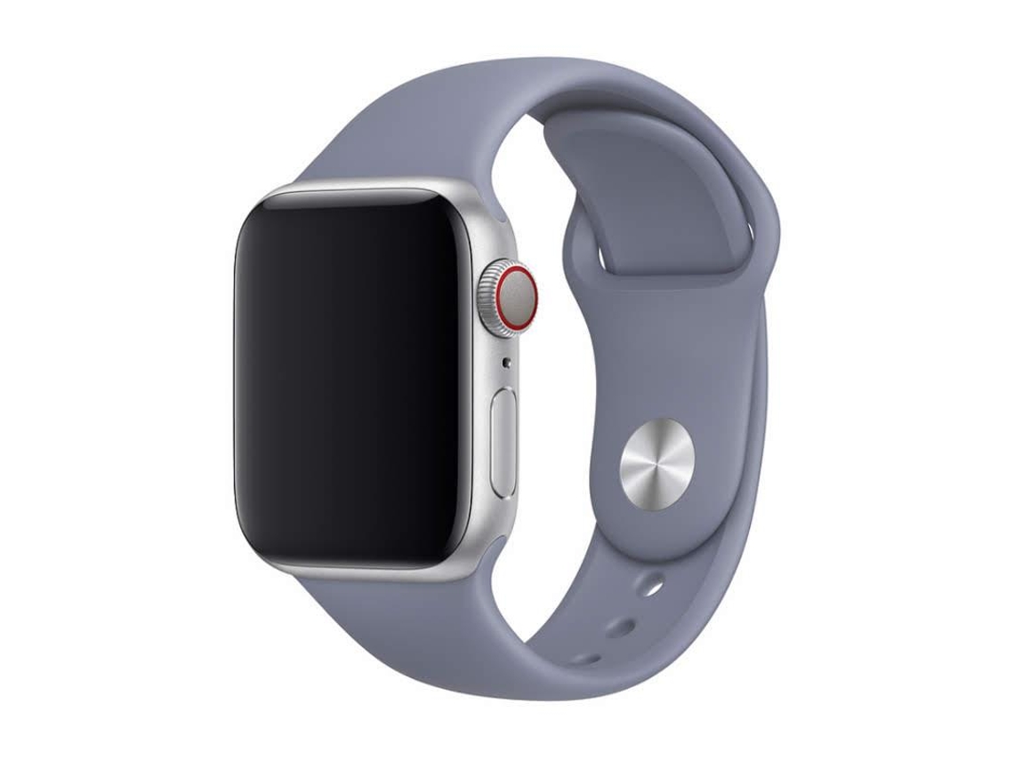 Bracelete Silicone Lisa Cinzento Lilás