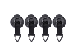 4pcs Ventosas de Alta Resistência para Barraca de Carro Instalação Fácil Leve Camping Acessórios