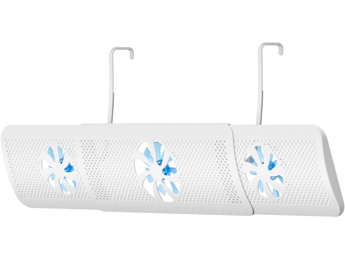 Defletor de Ventilação Ajustável com 3 Ventiladores CHABERLU