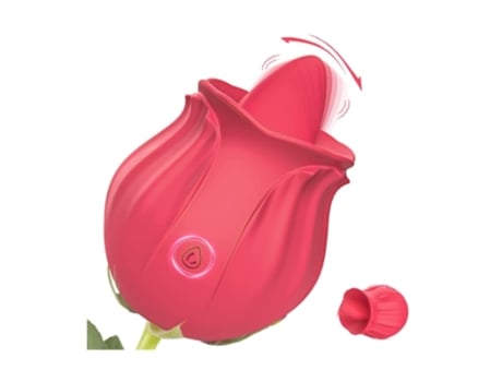 Rose Toy For Women Pequeno Rose Vibrador Sex Stimulator Massageador Pessoal Para Mulheres Rose Tongue Lamber Toy Com 10 Modos Rosa Facpoet