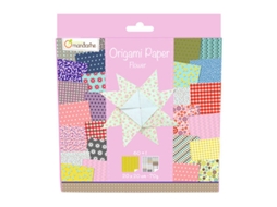 Papel Origami AVENUE MANDARINE 30 Padroes Flores 20X20cm 60Fl Am52507