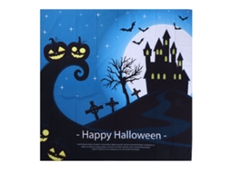 Tapete de halloween poliéster decorativo parede fino macio durável 150x150cm | S/MARCA