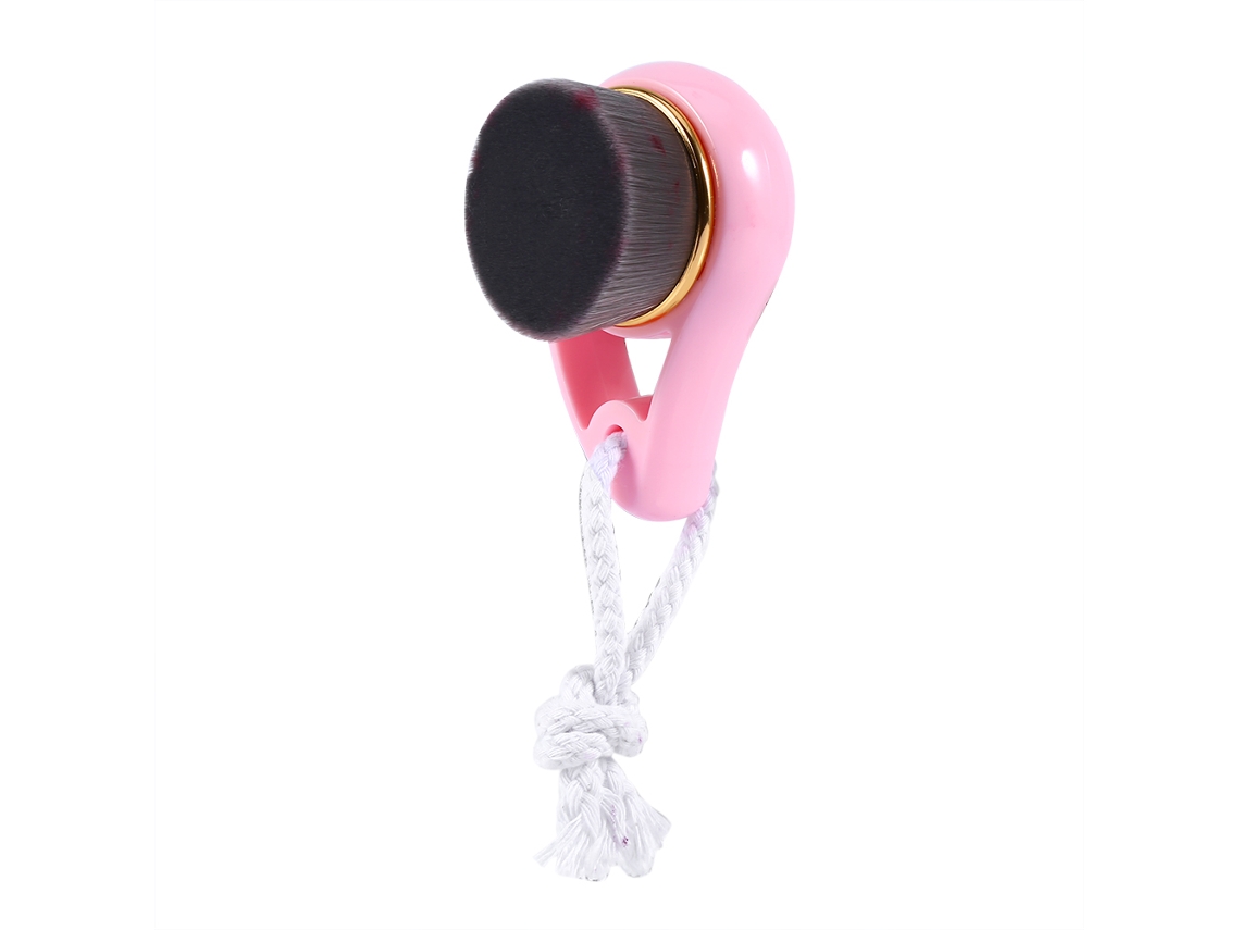 Pincel Limpeza Facial Portátil Fibra Carvão Bambu Limpar Rosto
