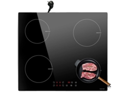 Cooktop Indutivo, 4 Zonas, Controle Touch, Com Plugue Eu 3500w Oem