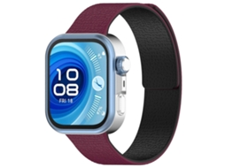 Pulseira De Silicone Magnético Macio Com Textura De Lichia Para Huawei Watch Fit4 / Fit4 Pro / Fit3