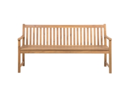 Banco De Jardín Beliani Vivara De Madera De Acacia Certificada Marrón 180x67x88