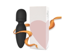 Massageador Portátil, 10 Modos De Vibração Silenciosa, Massageador Pessoal, Massageador De Silicone Sem Fio, Preto