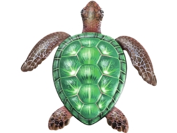 Adesivo de Parede Tartaruga Metálica, Arte de Parede Tartaruga para Casa, Quarto e Sala de Estar BRILVIBERA