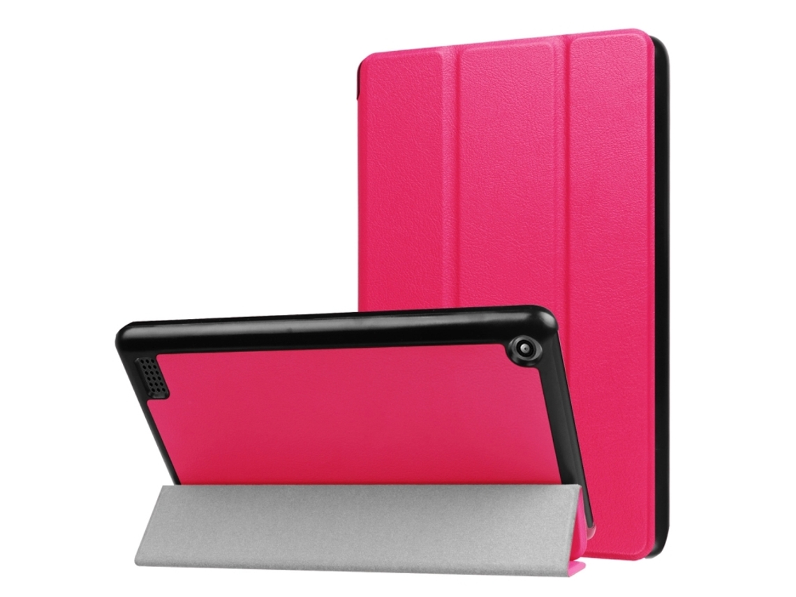 Capa Halinuia Para Tablet Amazon Fire 7, Cor Magenta