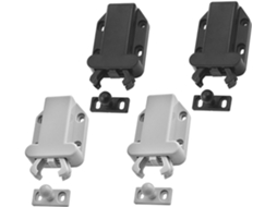 Fechos De Toque Plástico Amosfun Para Armários, Em Abs, Com Travamento Automático, Pacote Com 4 Unidades, Seguros E