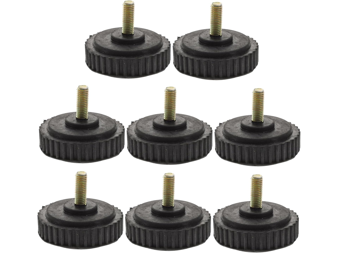 Conjunto De 8 Peças De Amortecedores De Borracha Para Móveis E Aparelhos Eletrônicos.
