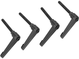 Conjunto De 4 Parafusos Ajustáveis Aço Inoxidável Com Rosca Macho Para Máquinas Marcenaria, Duráveis, 32mm 1, 3 Polegadas