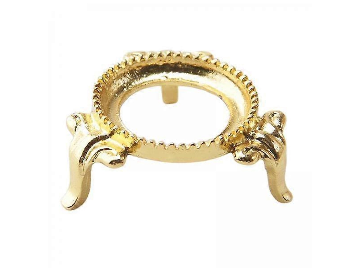 Suporte Metálico Luxuoso Para Bola De Cristal E Pedras Esféricas