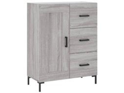 Sideboard, Sideboards Vidaxl Cinzeto Madeira Processada (n/a)