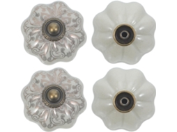Conjunto de 4 Cerâmica Vintage para Armários CHABERLU
