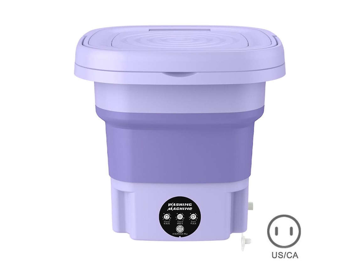 Máquina De Lavar Roupa Íntima Dobrável, Meias, Máquina De Lavar Roupa Portátil Multifuncional, Noble Purple Slowmoose