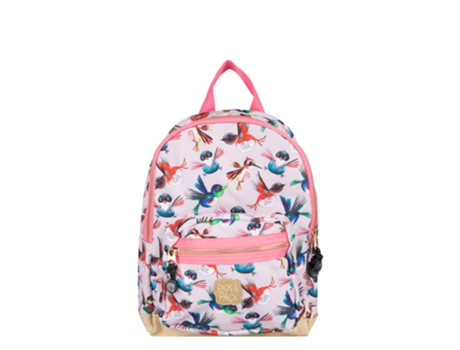 PICK & PACK Birds Backpack S Soft Pink