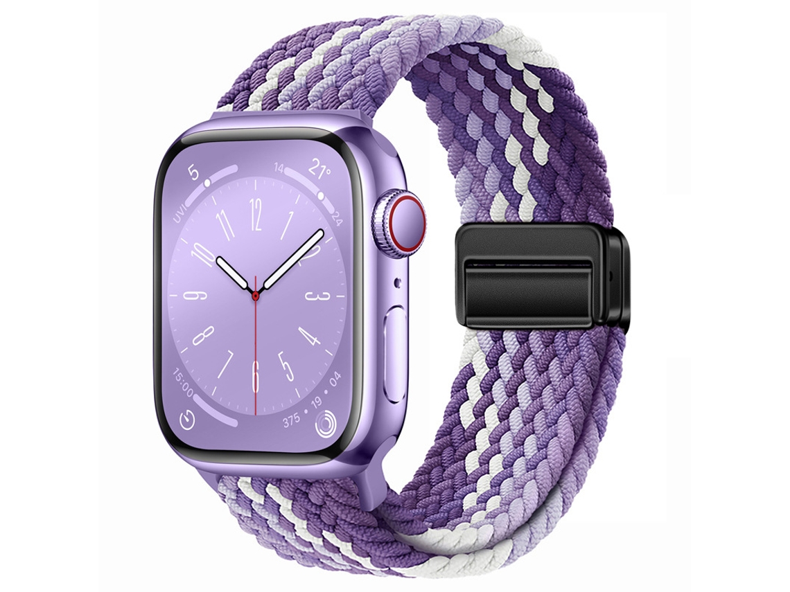 Bracelete Para Apple Watch 42/44/45/46/49mm Uva Cuich