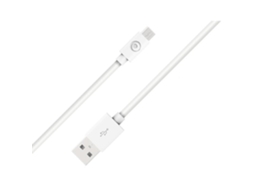 Cabo Usb A/Micro Usb BIGBEN CONNECTED 1,2 M Branco Plástico 100% Reciclado