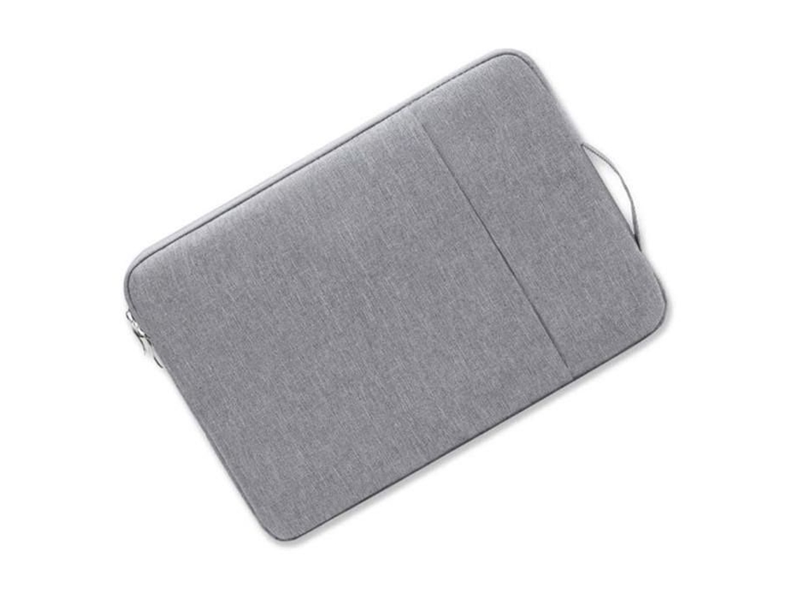 Capa Para Laptop Com Alça, Bolsa Impermeável Para Laptops De 14 A 15 Polegadas, Cinza