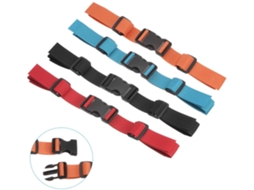 Alça Peitoral De 4 Partes, Ajustável Universalmente Em Nylon Antiderrapante, Com Sistema De Liberação Rápida, Ideal Para Mochilão E Viagens