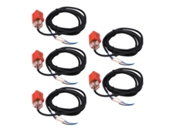 5 Sensores de Proximidade Npn Normalmente Aberto 100hz Ip65 Dc10 30v S/MARCA