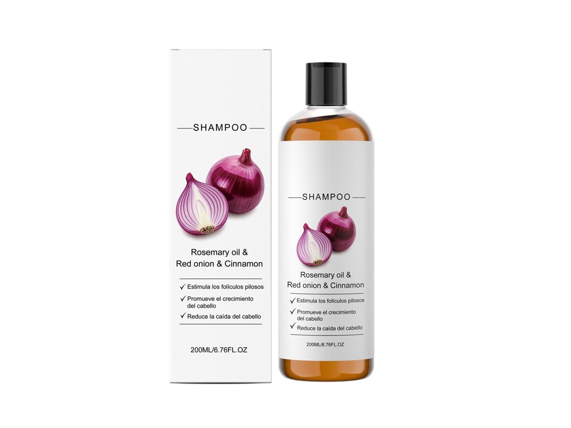 Shampoo com Cebola Vermelha para Limpar, Hidratar e Controlar a Gordura do Cuo do Cabeludo LAXISCREED