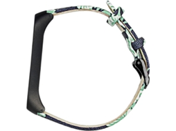 Pulseira De Couro Para Bracelete De Aço Inoxidável, Armação Preta, Elegante E Durável. Gokoco