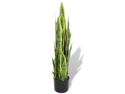 Planta Espada De São Jorge Artificial Com Vaso 90 Cm Verde Lovely Home
