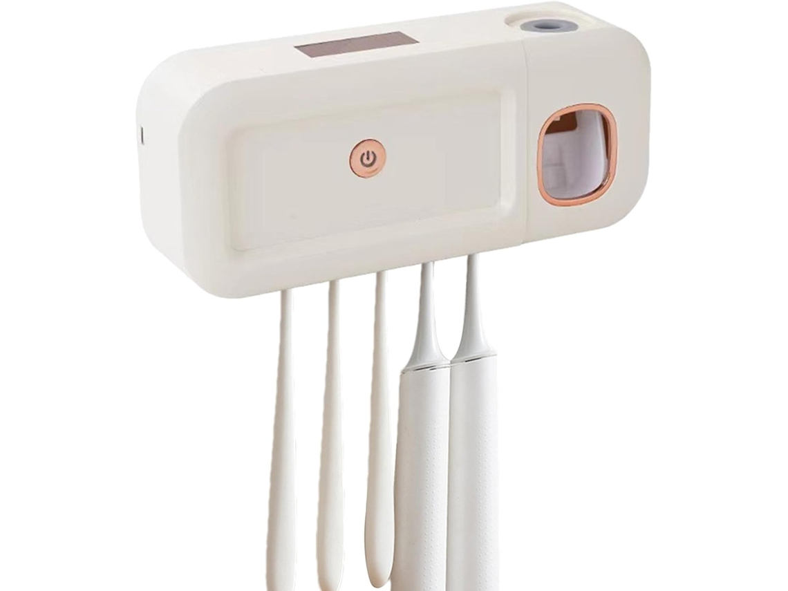 Limpador E Suporte Para Escova De Dentes Com Luz Uv - Suporte Para Escova De Dentes