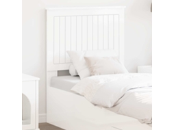 Vidaxl Cabeceira Branco Brilhante Derivados De Madeira