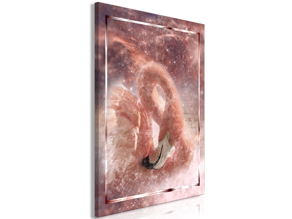 Quadro ARTGEIST Space Flamingo (1 Part) Vertical (80x120)