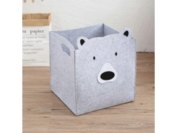 Rebe cesta de Almacenamiento de Fieltro Ecológico para Niños Con Diseño de Animales Cute Y Manejos Cómodos