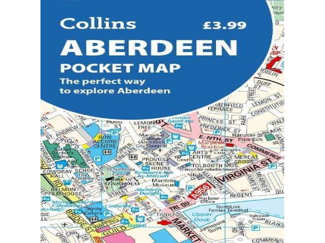 Livro ABERDEEN POCKET MAP MFO The perfect way to explore Aberdeen de Collins Maps (Inglês)