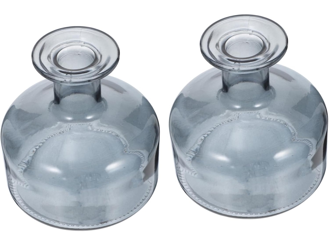 Conjunto De 2 Potes De Vidro Transparente Para Aromaterapia, Difusor De Aromas, Decoração Para Cas Gokoco