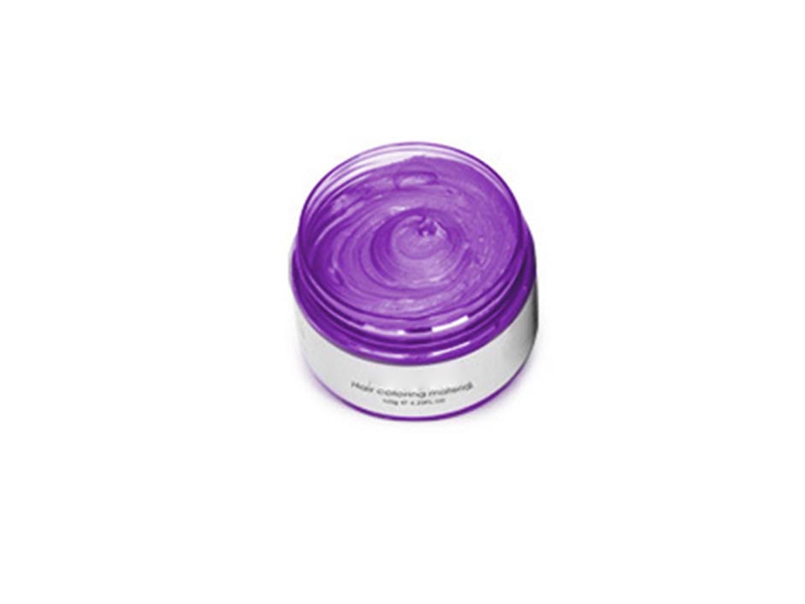 2026 cera de Color para Cabelo Temporal Mofajang Unissex Tinta de Cabelo Roxo Cinza Azul Creme de Colorir para Festa e Cosplay