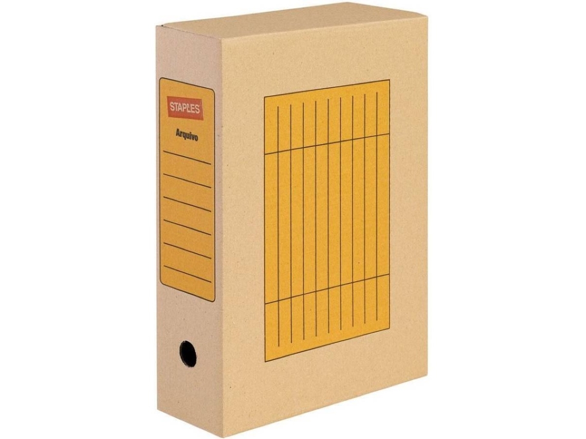 Caixa STAPLES Castanho (A4 - 5 Un)
