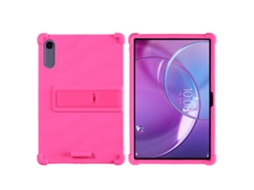 Capa Para Tablet Lenovo Idea Tab Pro Gen 2 13 Polegadas, Em Silicone Macio Com Suporte, Resistente A Impactos Rosa Choque Hexinyigjly