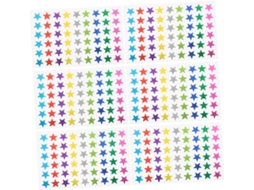 30 Folhas De Adesivos De Estrelas Para Recompensar Meninos E Meninas, Coloridos De Alumínio, Removíveis