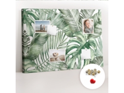 Lousa De Cortiça Folhas De Plantas Para A Sala De Estar Espelharte (70x100 Cm)